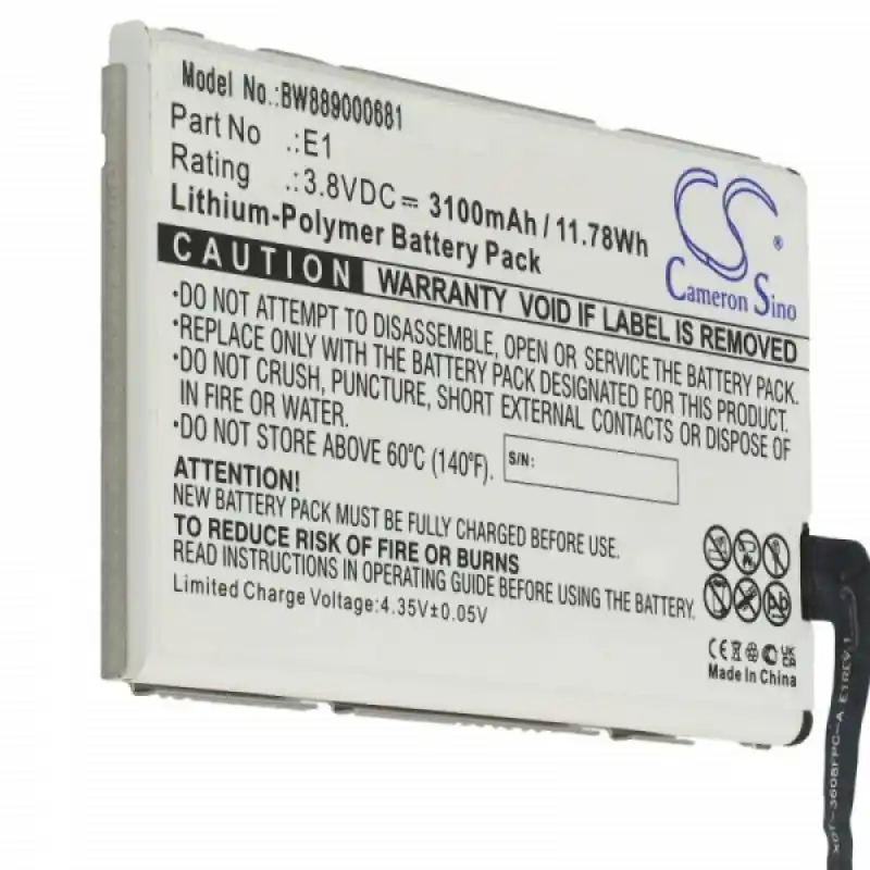 Batteria per GlocalMe U2 / U2S / U2CS, 3100 mAh