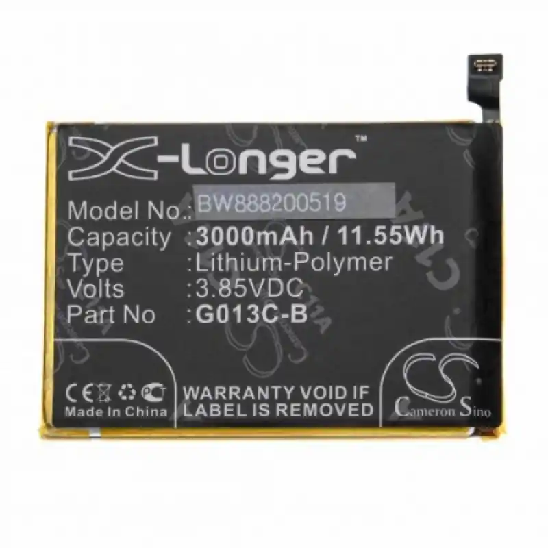Batteria per Google Pixel 3 XL, 3000 mAh