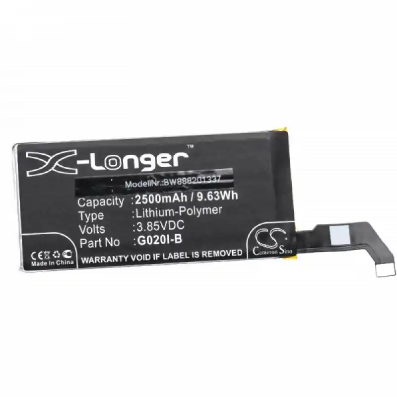 Batteria per Google Pixel 4, 2500 mAh