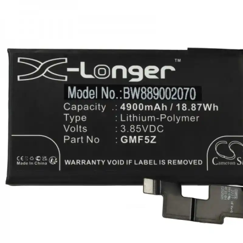 Batteria per Google Pixel 7 Pro, 4900 mAh