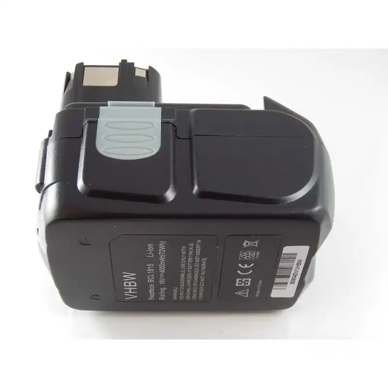 Batteria per Hitachi BCL1815 / BCL1830, 18 V, 4.0 Ah