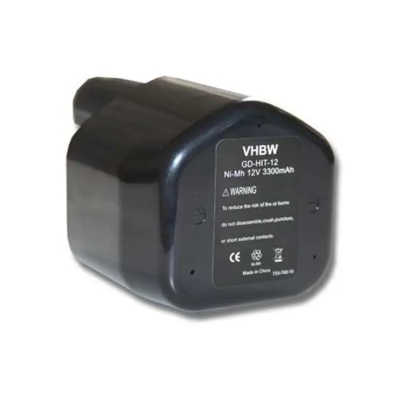Batteria per Hitachi EB1224 / EB12B / EB12G, 12 V, 3.3 Ah