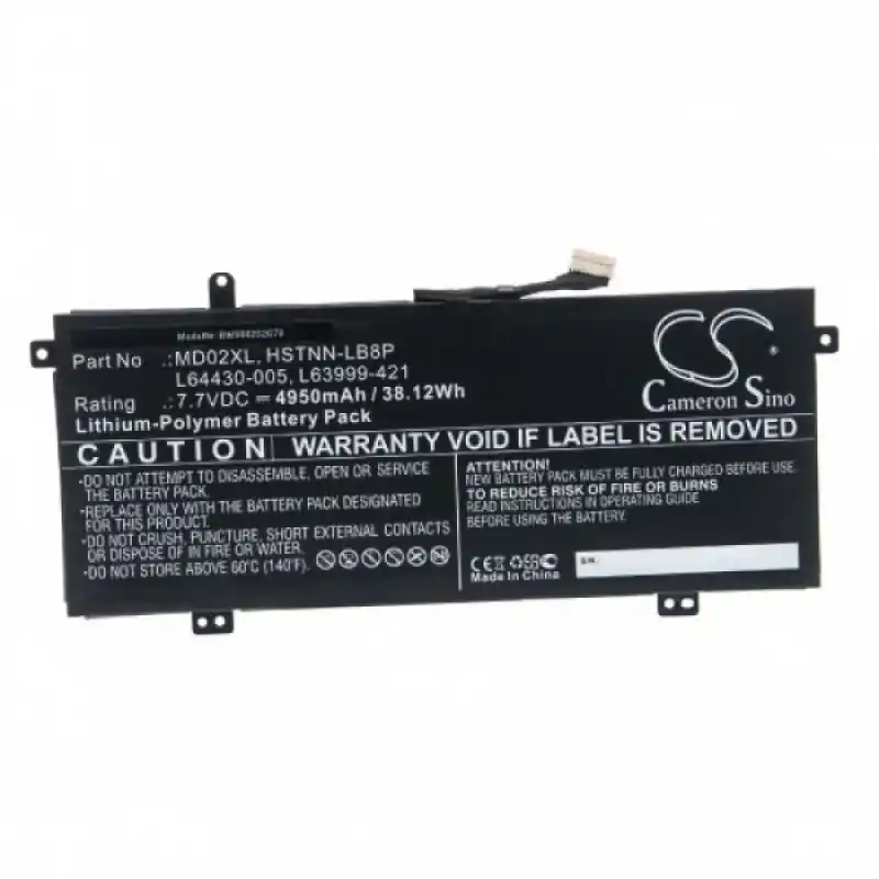 Batteria per HP Chromebook X360 12-B, MD02XL, 4950 mAh