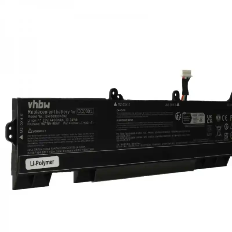 Batteria per HP EliteBook 850 G7 / 855 G7 / 850 G8 / 855 G8, CC03XL, type B, 4400 mAh