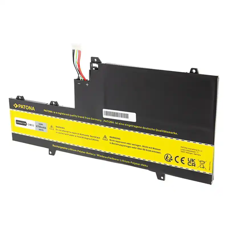Batteria per HP Elitebook X360 1030 G2, OM03XL, 4700 mAh
