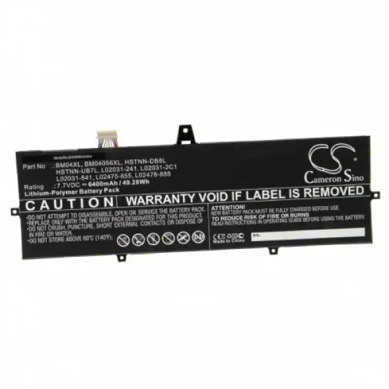 Batteria per HP Elitebook X360 1040 G3 / 1040 G4, BM04XL, 6400 mAh