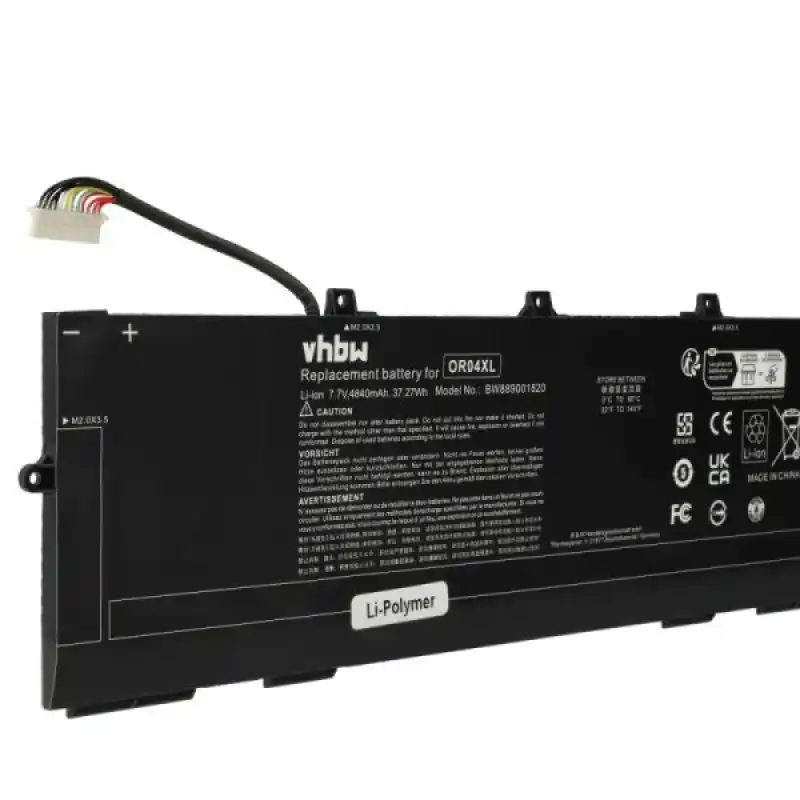 Batteria per HP Elitebook X360 830 G6, OR04XL, 4840 mAh