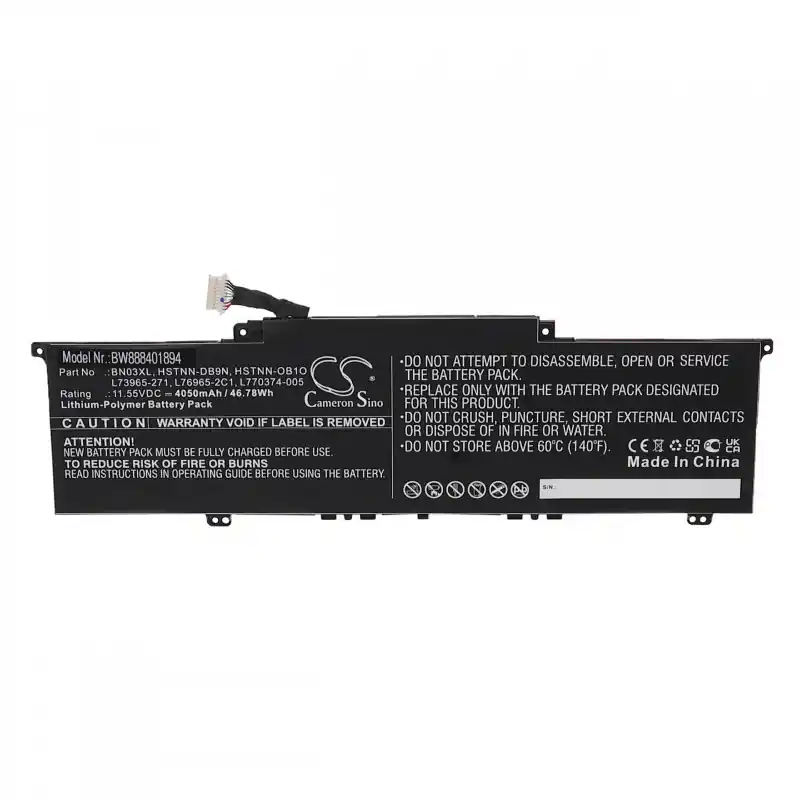 Batteria per HP Envy X360 13-AY / 13-AR / 15-ED / 15-EE, BN03XL, 4050 mAh