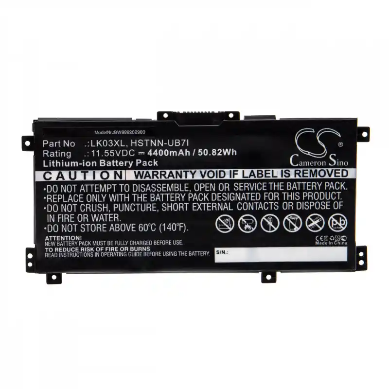 Batteria per HP Envy x360 15-BP / 15-CN / 17-AE / 17-BW, LK03XL, 4400 mAh
