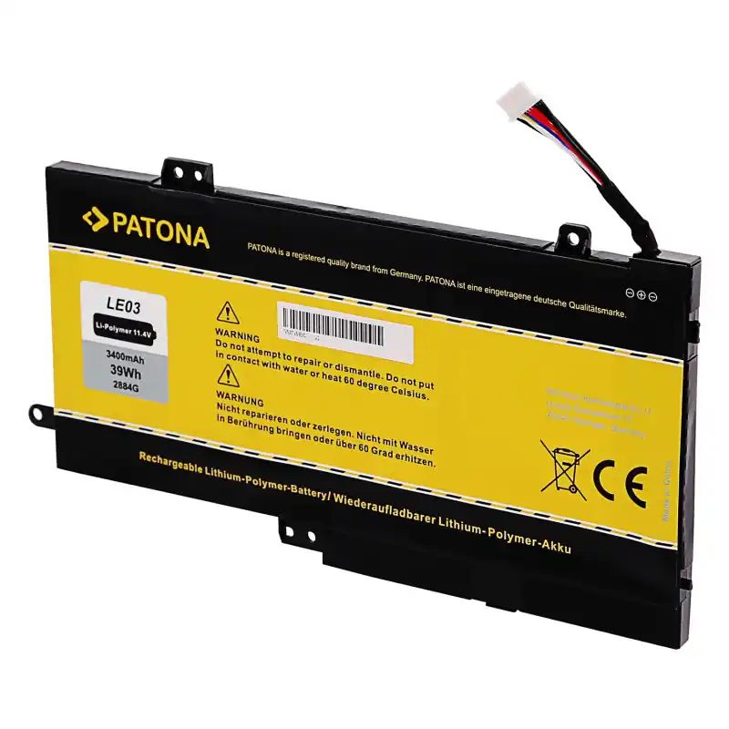 Batteria per HP Envy X360 15-W / Pavilion 360 13-S, LE03XL, 3400 mAh
