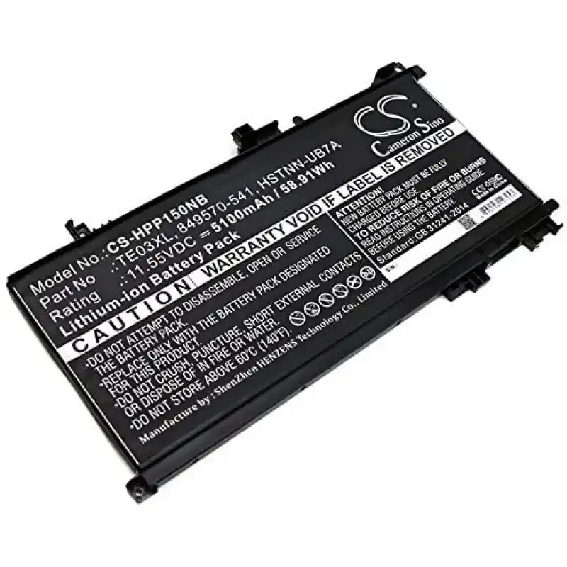 Batteria per HP Pavilion 15 UHD / 15-BC, TE03XL, 5100 mAh