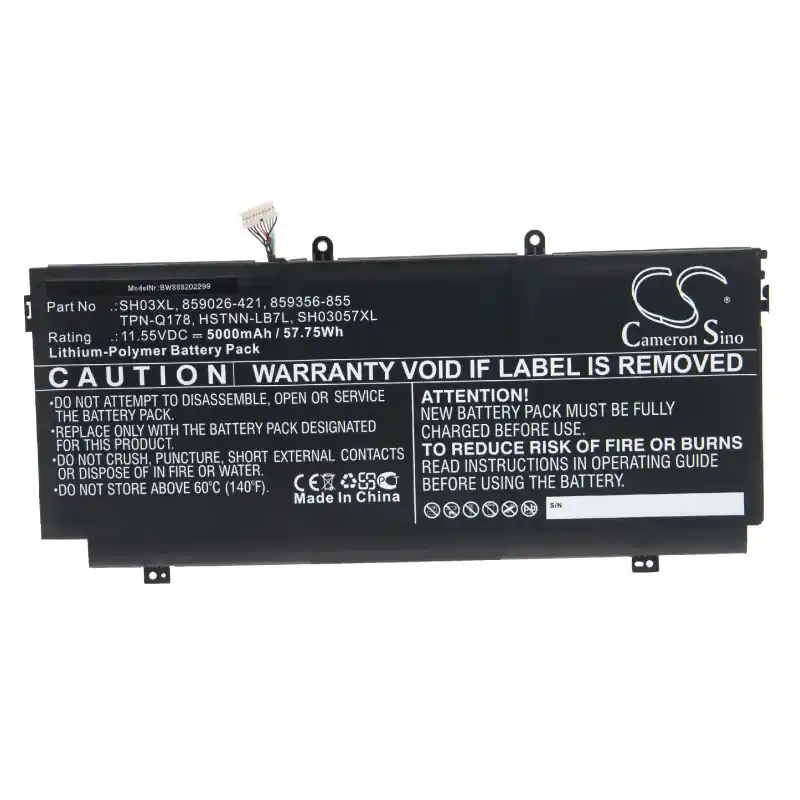 Batteria per HP Spectre X360 13 / X360 13T, SH03XL, 5000 mAh
