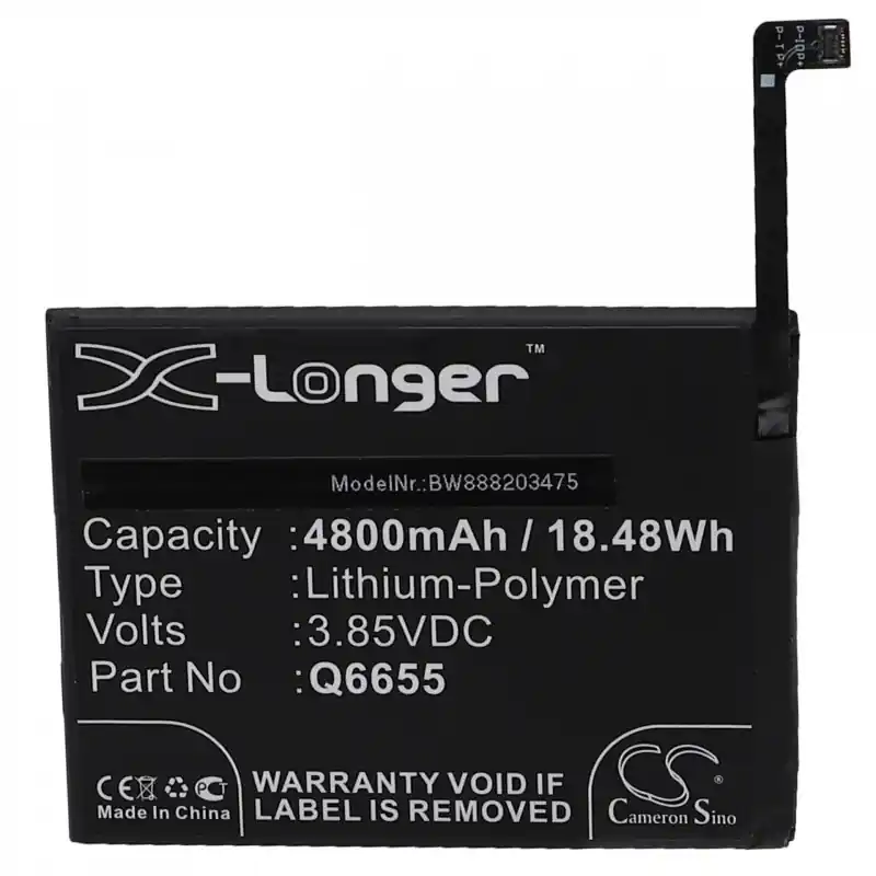 Batteria per HTC Desire 20 Pro, 4800 mAh