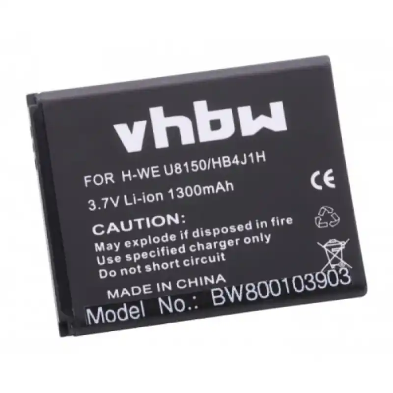 Batteria per Huawei Ascend Y100 / C8500 / T8100 / U8150, 1300 mAh
