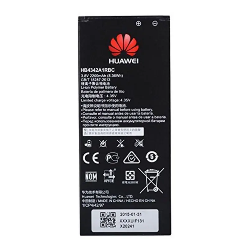 Batteria per Huawei Ascend Y6 / Honor 4A, originale, 2200 mAh