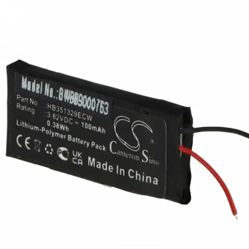 Batteria per Huawei Band 3 Pro, HB351329ECW, 100 mAh