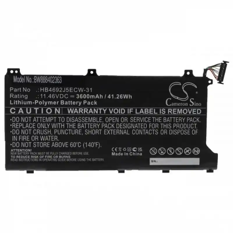 Batteria per Huawei MateBook D 15 / Honor MagicBook 14, 3600 mAh