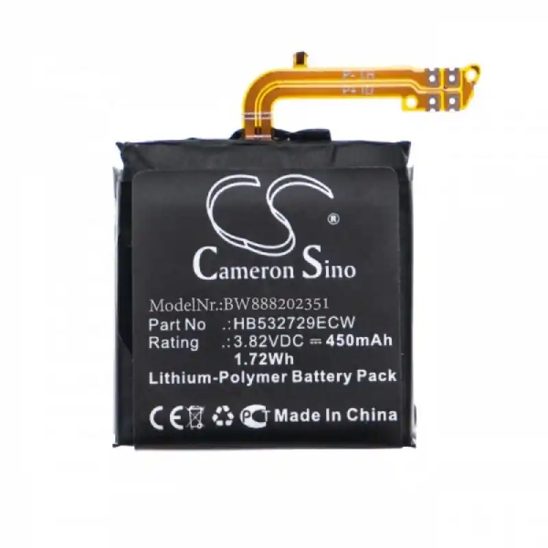 Batteria per Huawei Watch GT2 Pro / Watch GT2 46mm, HB532729ECW, 450 mAh