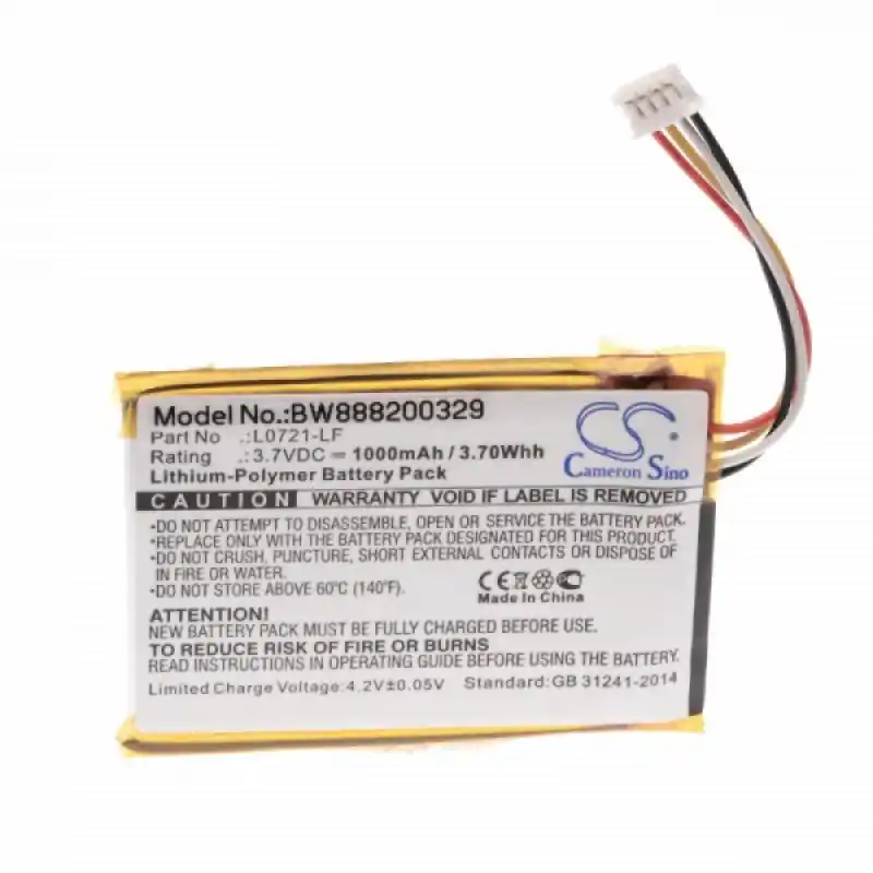 Batteria per JBL Clip 3, 1000 mAh
