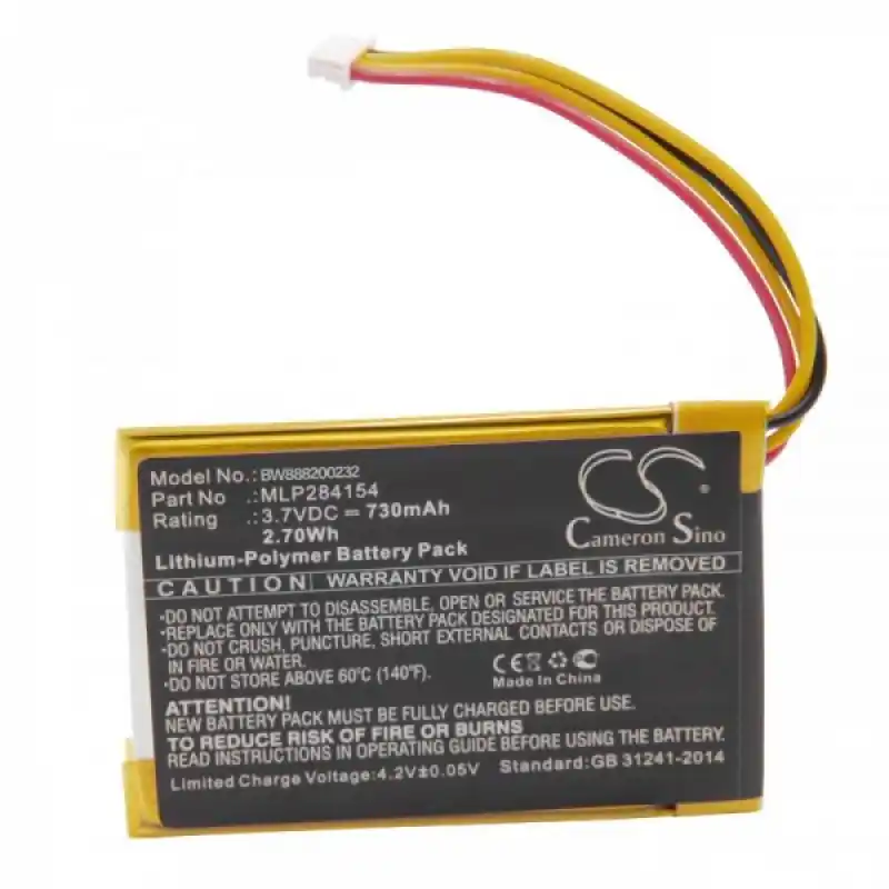 Batteria per JBL Go 2, 730 mAh