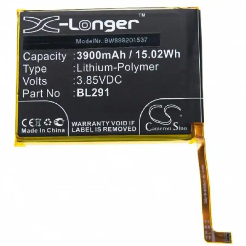 Batteria per Lenovo A5 / L18021, 3900 mAh