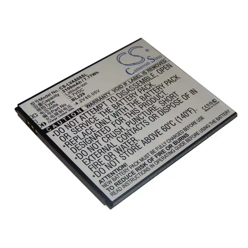 Batteria per Lenovo A8 / A808, 2100 mAh