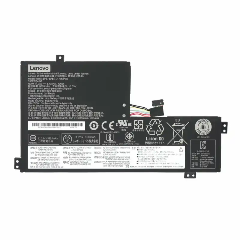Batteria per Lenovo ChromeBook 100E / 300E / 500E, originale, 3735 mAh