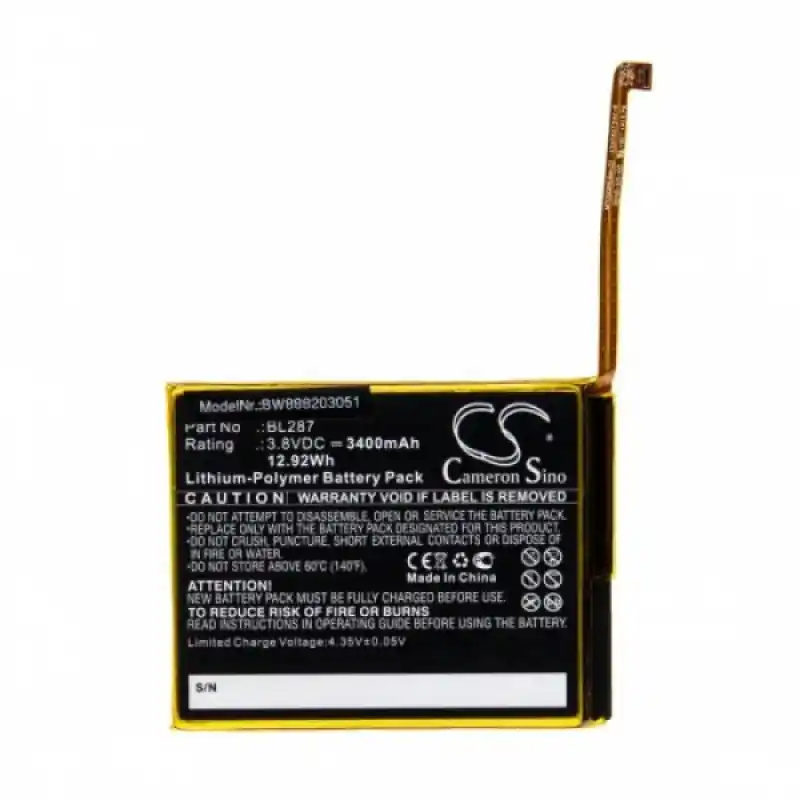 Batteria per Lenovo K5 Note (2018) / K9 Note, 3400 mAh