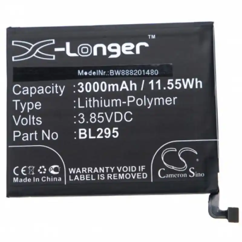 Batteria per Lenovo K5s / K9, BL295, 3000 mAh