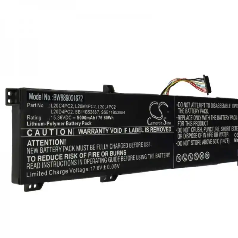 Batteria per Lenovo Legion 5 17-ACH6 / 5 17-ITH6, 5000 mAh