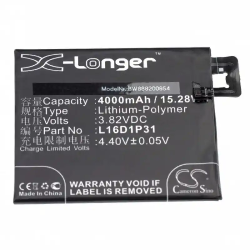 Batteria per Lenovo Phab 2 Pro, 4000 mAh