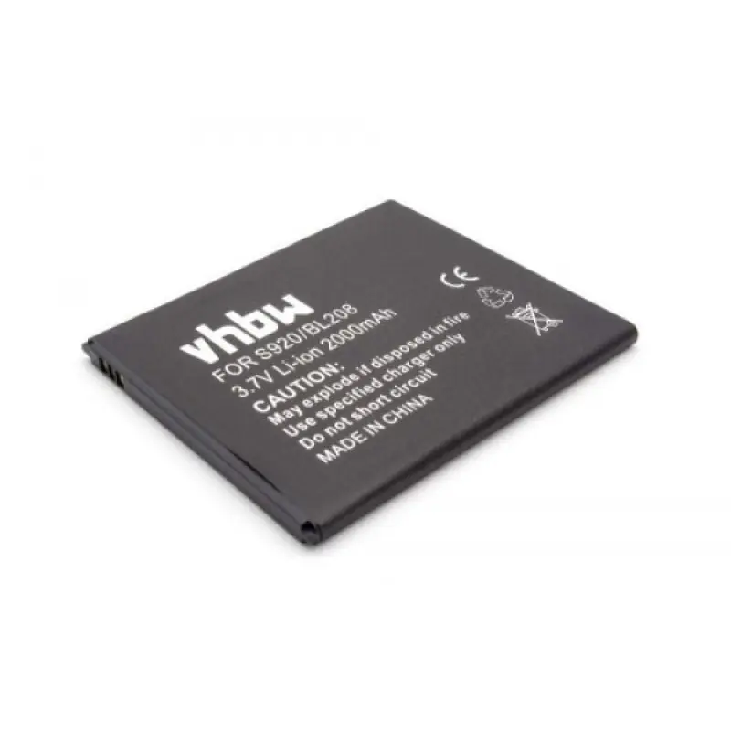 Batteria per Lenovo S920, 2000 mAh