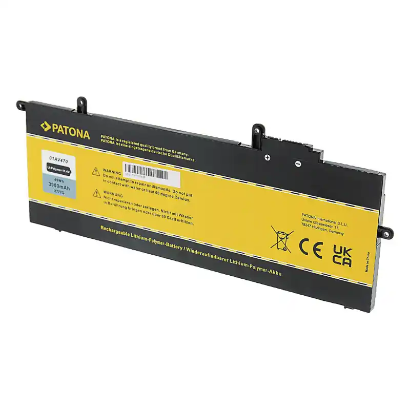 Batteria per Lenovo ThinkPad A285 / X280, 3900 mAh