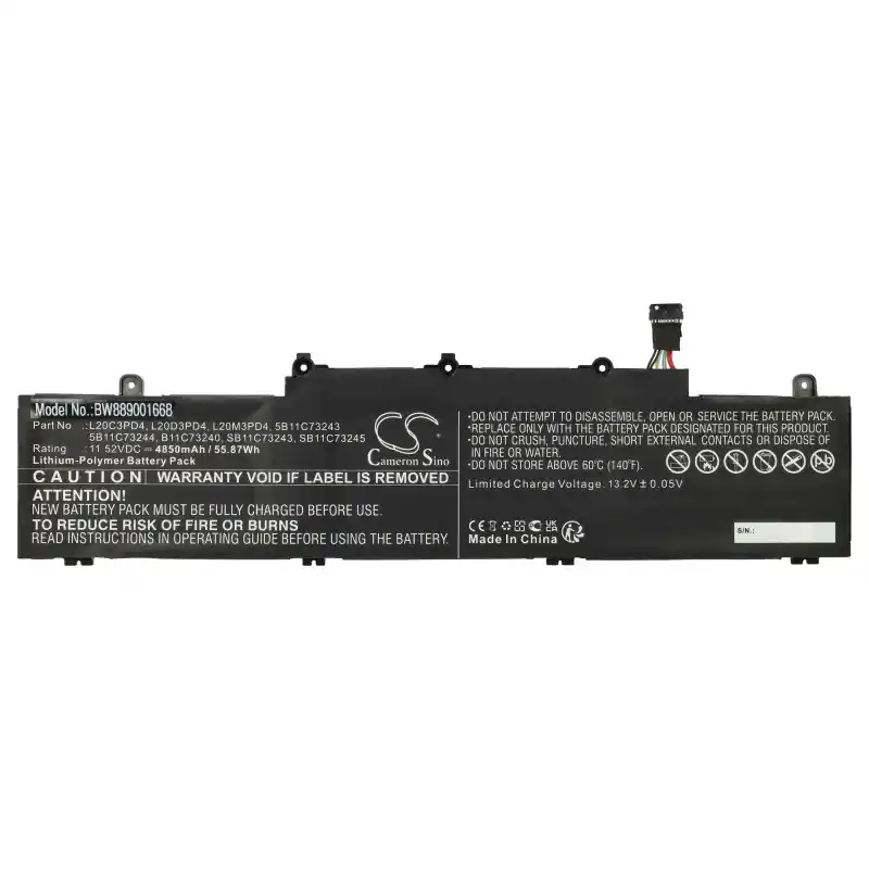 Batteria per Lenovo ThinkPad E14 Gen. 3 / E14 Gen. 4 / E15 Gen. 3 / E15 Gen. 4, 4850 mAh