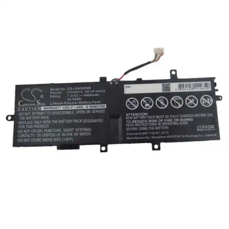 Batteria per Lenovo ThinkPad Helix 2, 00HW004, 4800 mAh