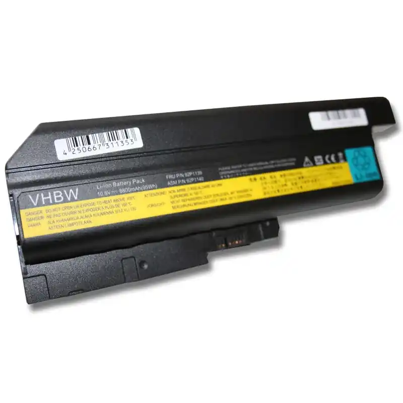 Batteria per Lenovo ThinkPad SL500 / R60 / T60, 8800 mAh