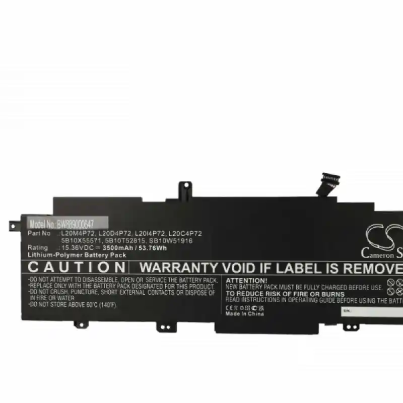 Batteria per Lenovo Thinkpad T14s Gen 2, 3500 mAh