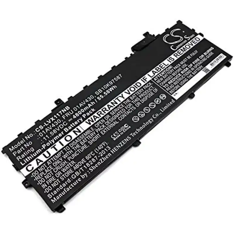 Batteria per Lenovo ThinkPad X1 Carbon (2017) / X1 Carbon (2018) / 5th Gen. / 6th Gen., 4800 mAh