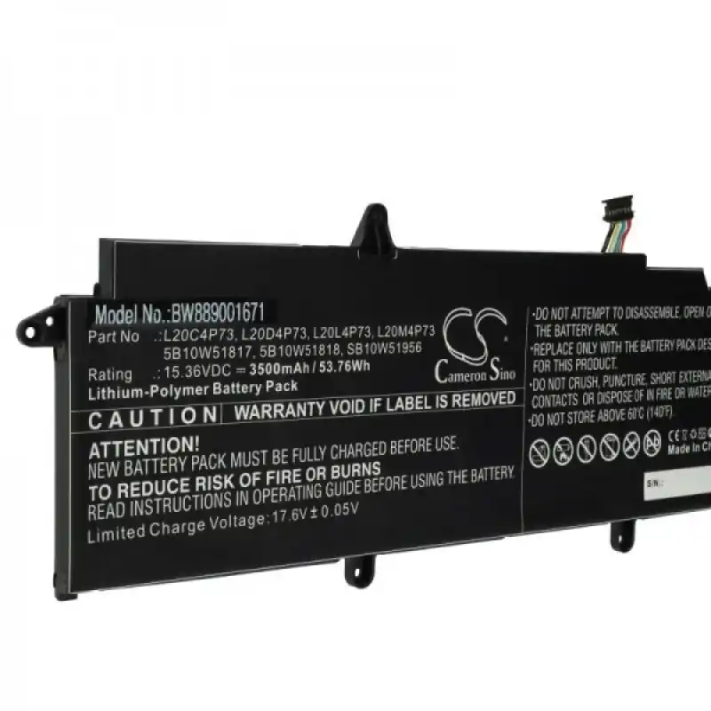 Batteria per Lenovo Thinkpad X13 Gen 2, 3500 mAh