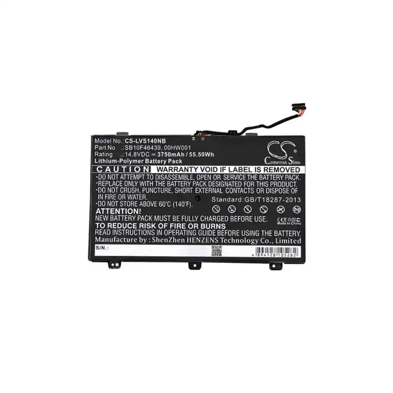 Batteria per Lenovo ThinkPad Yoga 14 / S3 Yoga, 3750 mAh