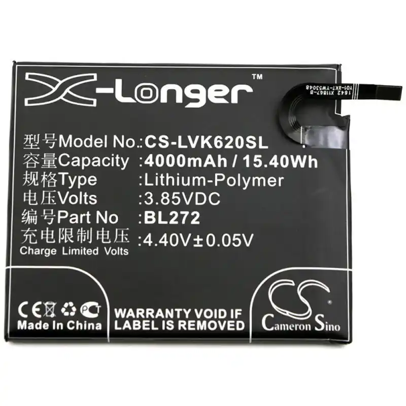 Batteria per Lenovo Vibe K6 Power, 4000 mAh