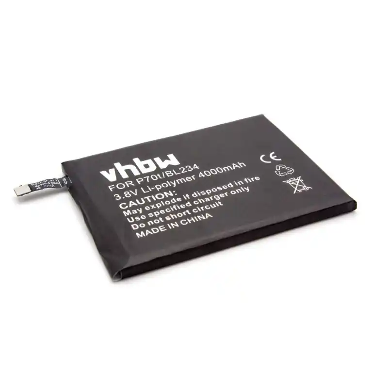 Batteria per Lenovo Vibe P1M / P70T, 4000 mAh