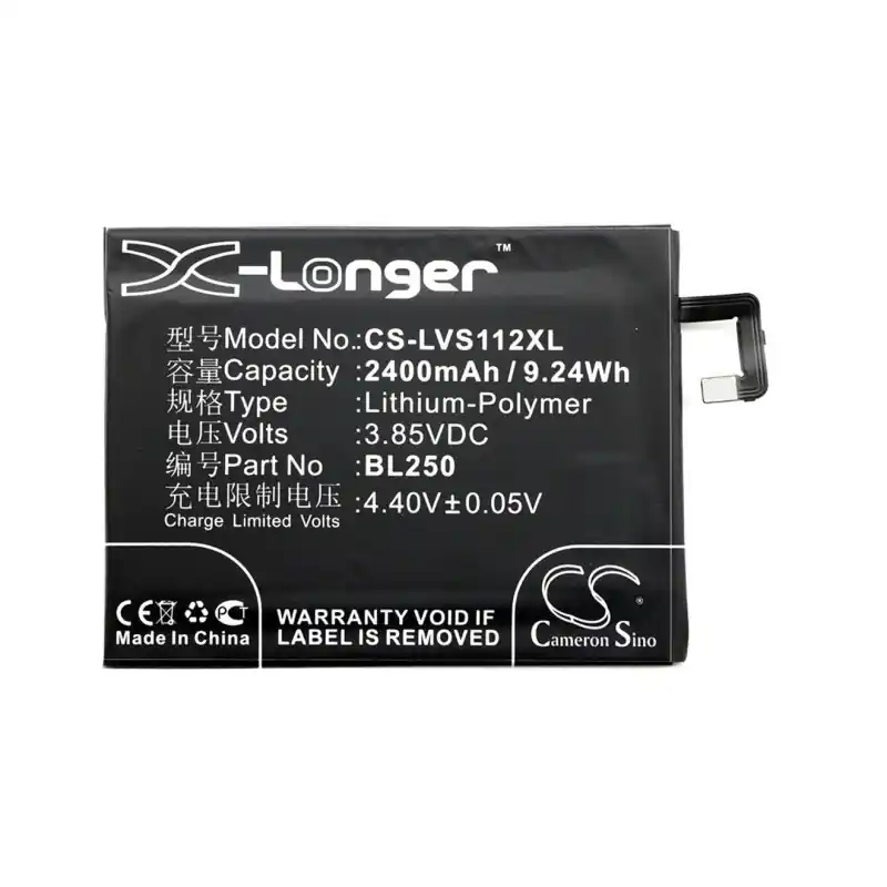 Batteria per Lenovo Vibe S1, 2400 mAh