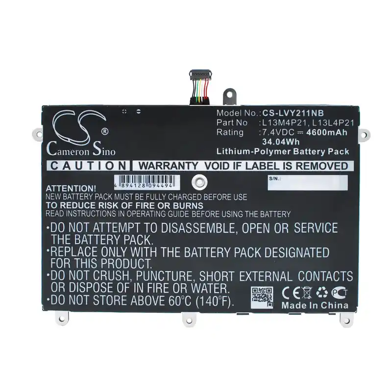 Batteria per Lenovo Yoga 2 11, 4600 mAh