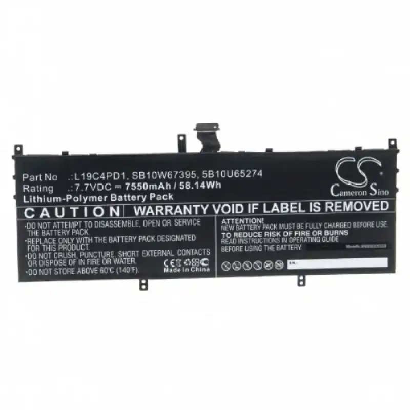 Batteria per Lenovo Yoga C640 13, 7550 mAh