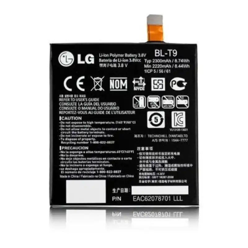 Batteria per LG Nexus 5 / D820 / D821, originale, 2300 mAh