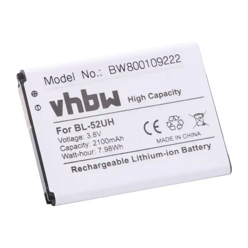 Batteria per LG Optimus L70 / L65 / D285 / D320 / D329, 2100 mAh