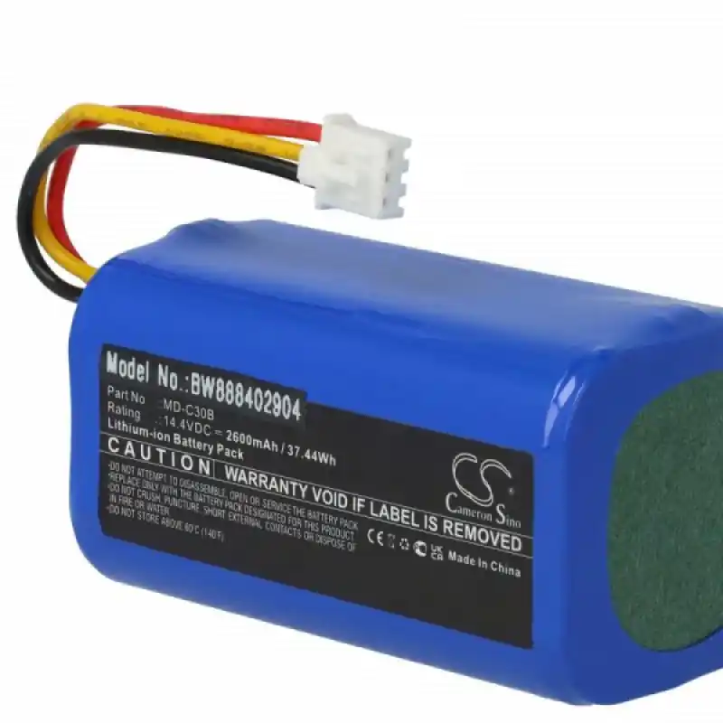 Batteria per Liectroux C30B / Blaupunkt Bluebot Xboost BPK-VCBB1XB, 2600 mAh