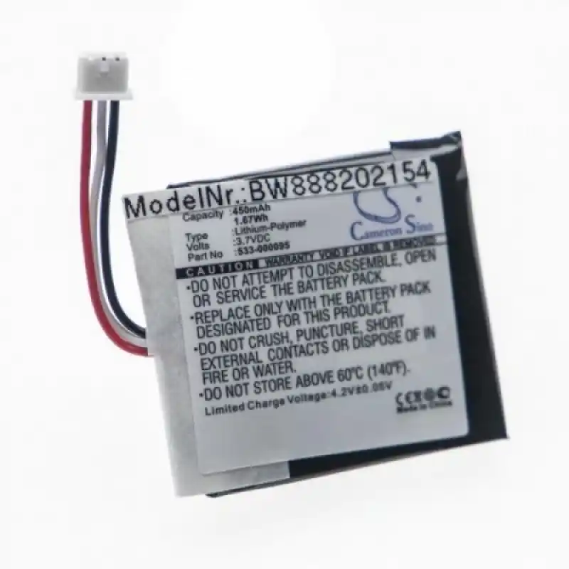 Batteria per Logitech H820e, 450 mAh