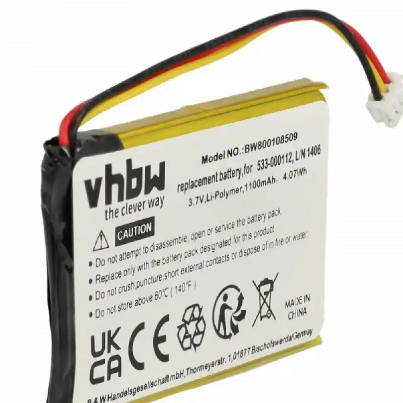 Batteria per Logitech K830, 1100 mAh